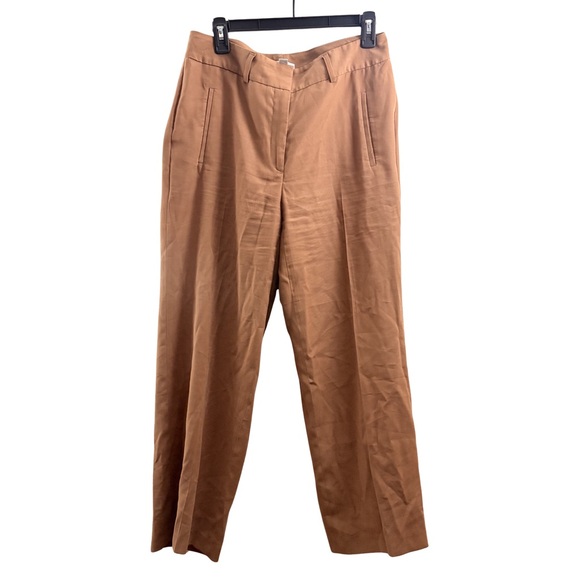 Bar III Women's Slim Straight Tan Trousers - Picture 3 of 8